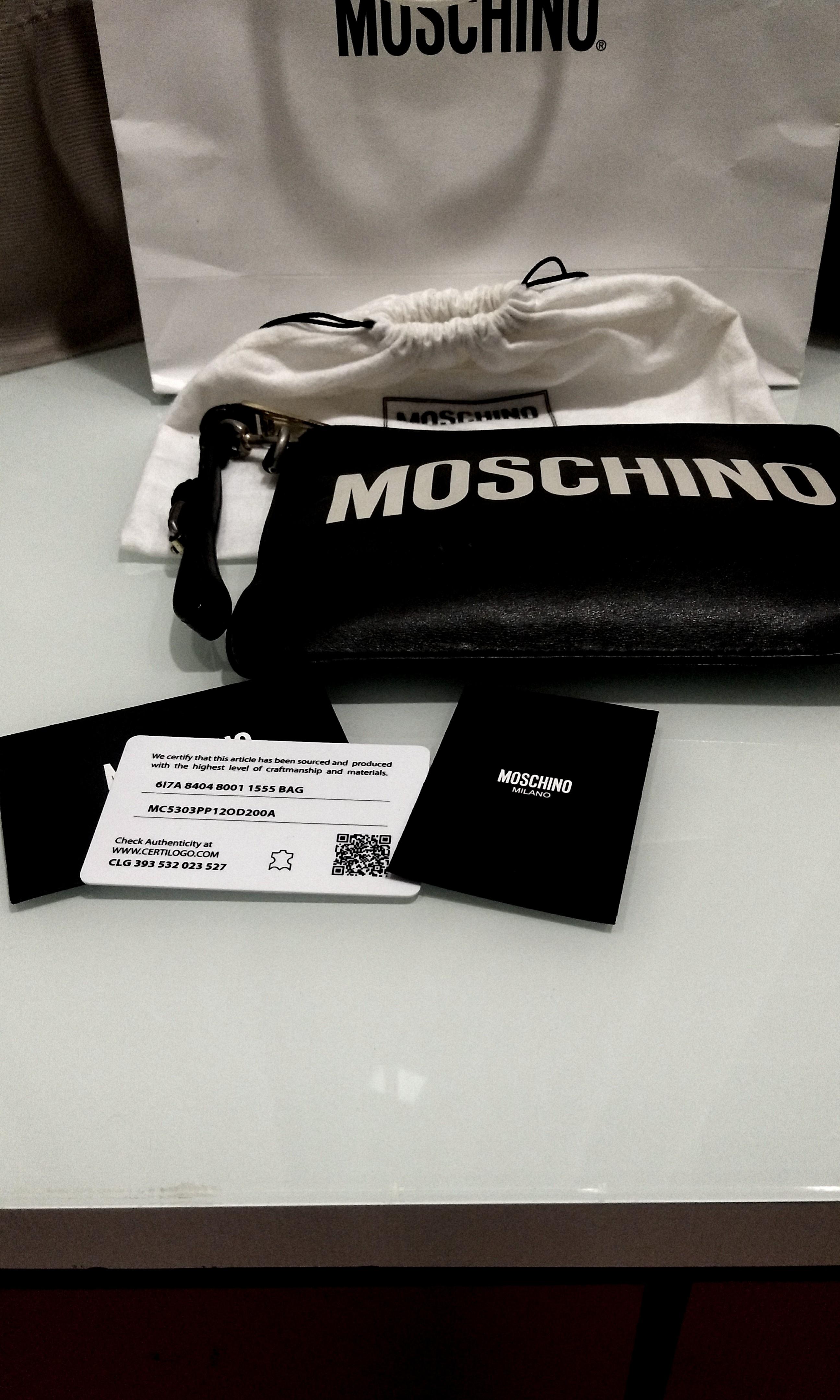 Moschino bag authenticity check top