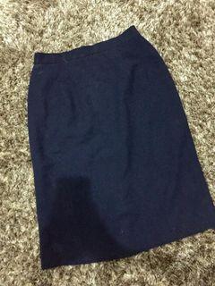 Navy Skirt / FREE HANYA BAYAR ONGKIR