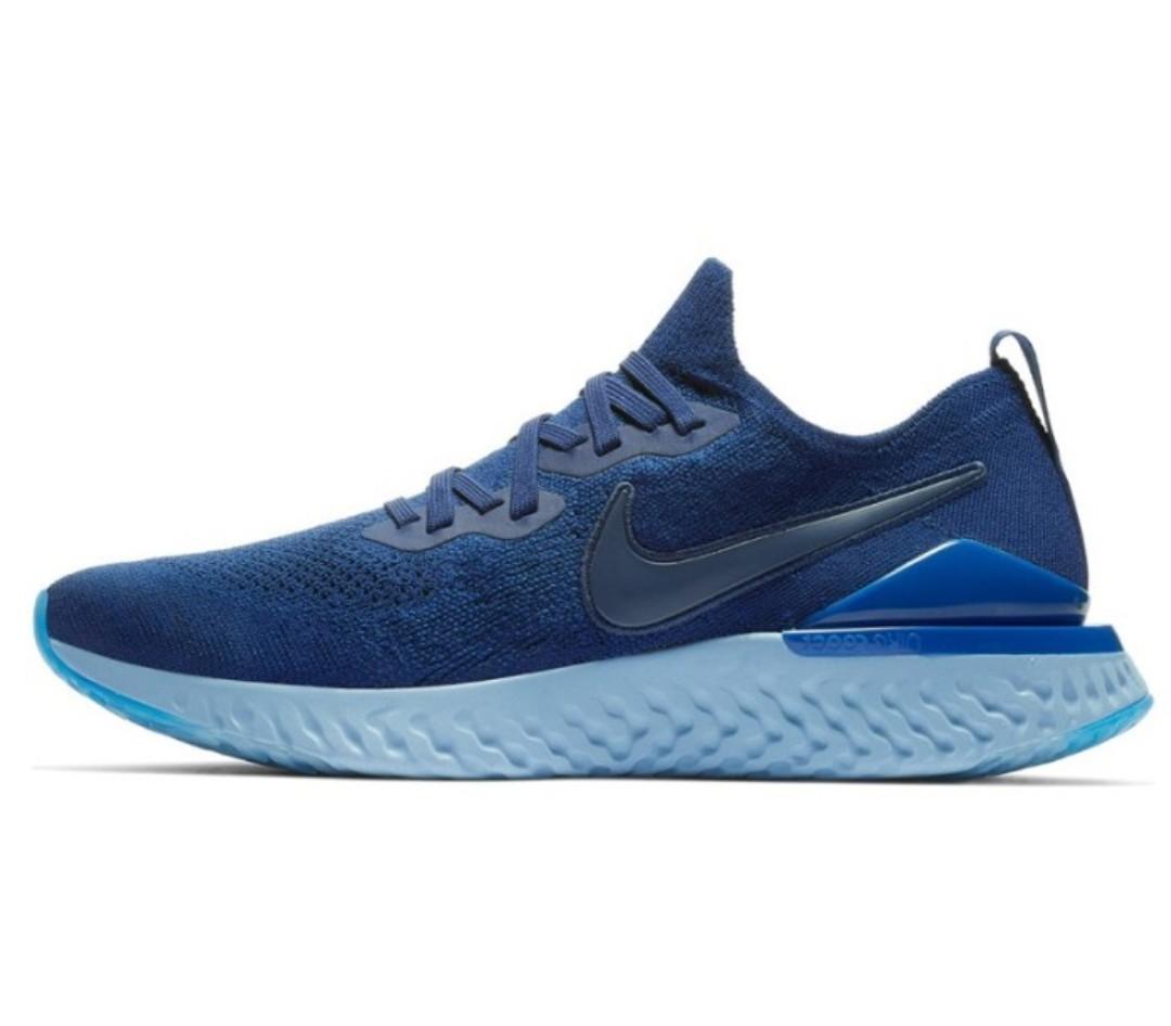 nike epic react flyknit 2 blue void