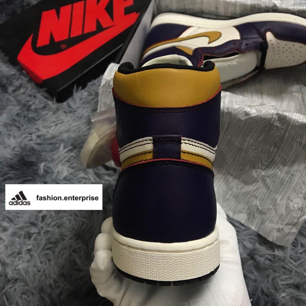 Jordan 1 nike sb lakers hot sale