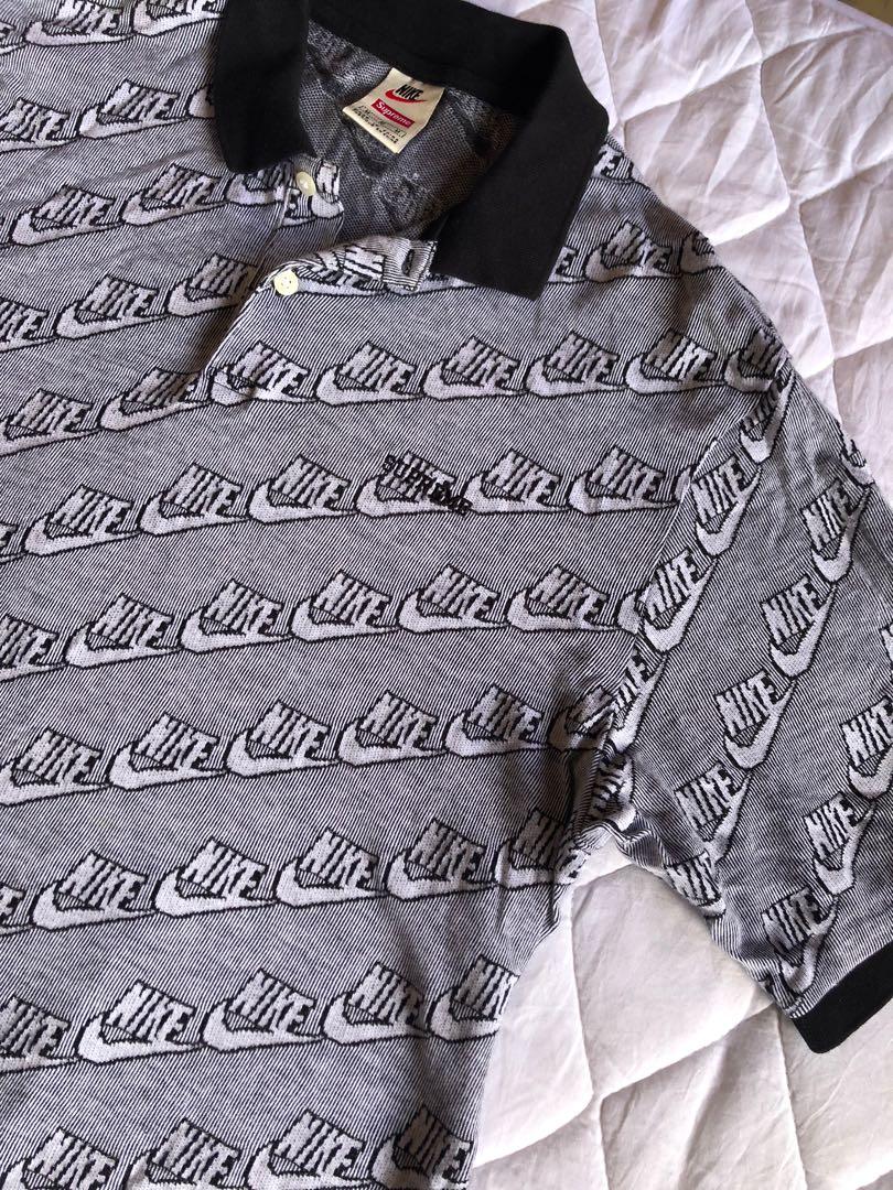 Supreme nike jacquard polo on sale