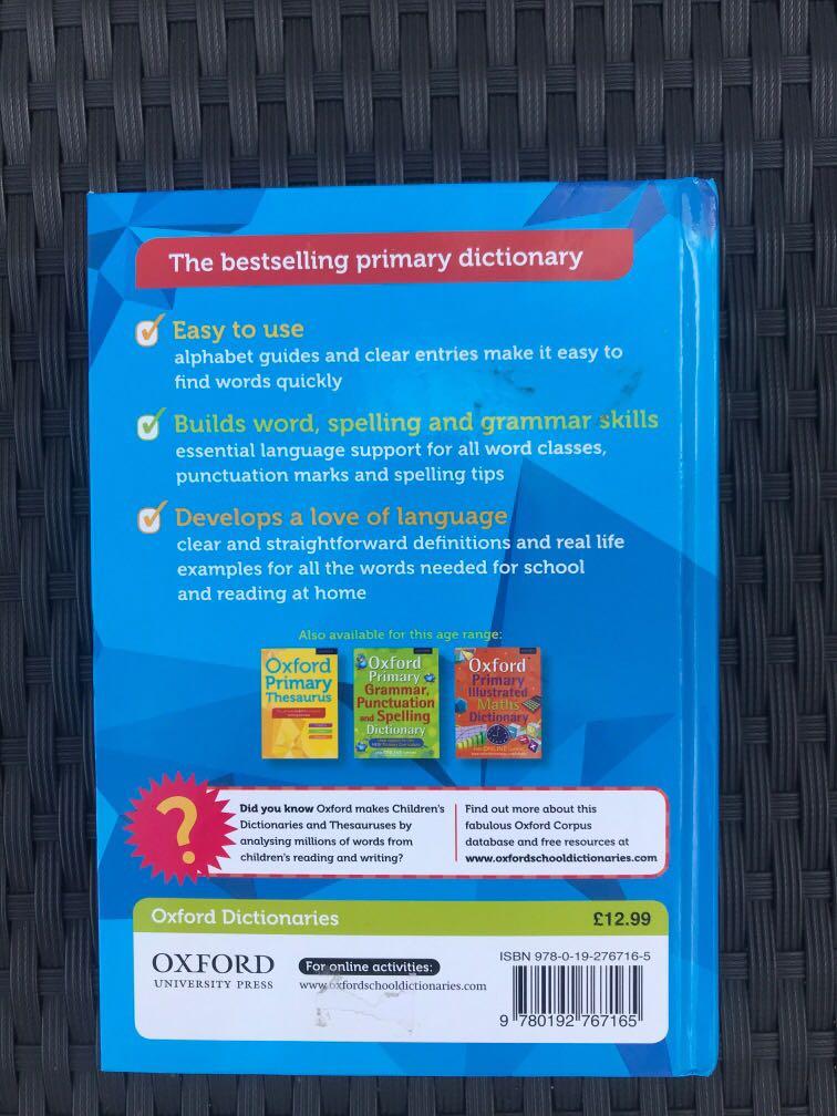 Oxford Primary Dictionary, Hobbies & Toys, Books & Magazines, Textbooks ...