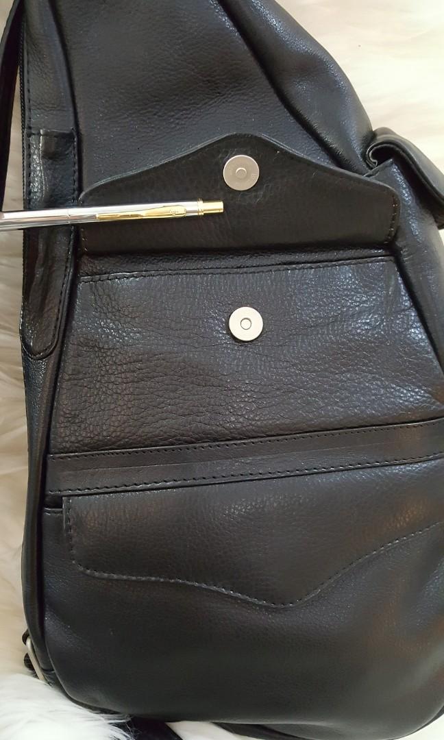 Paul and taylor leather sales backpack purse