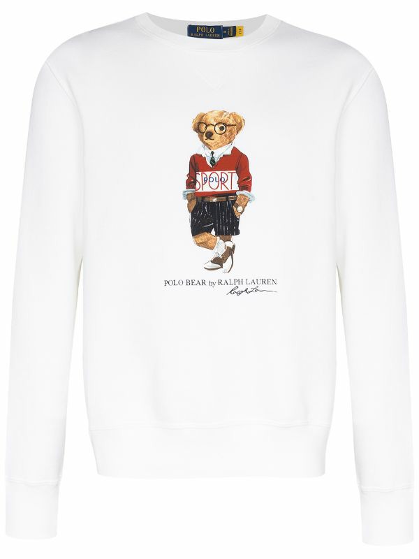 Teddy bear sweatshirt polo clearance
