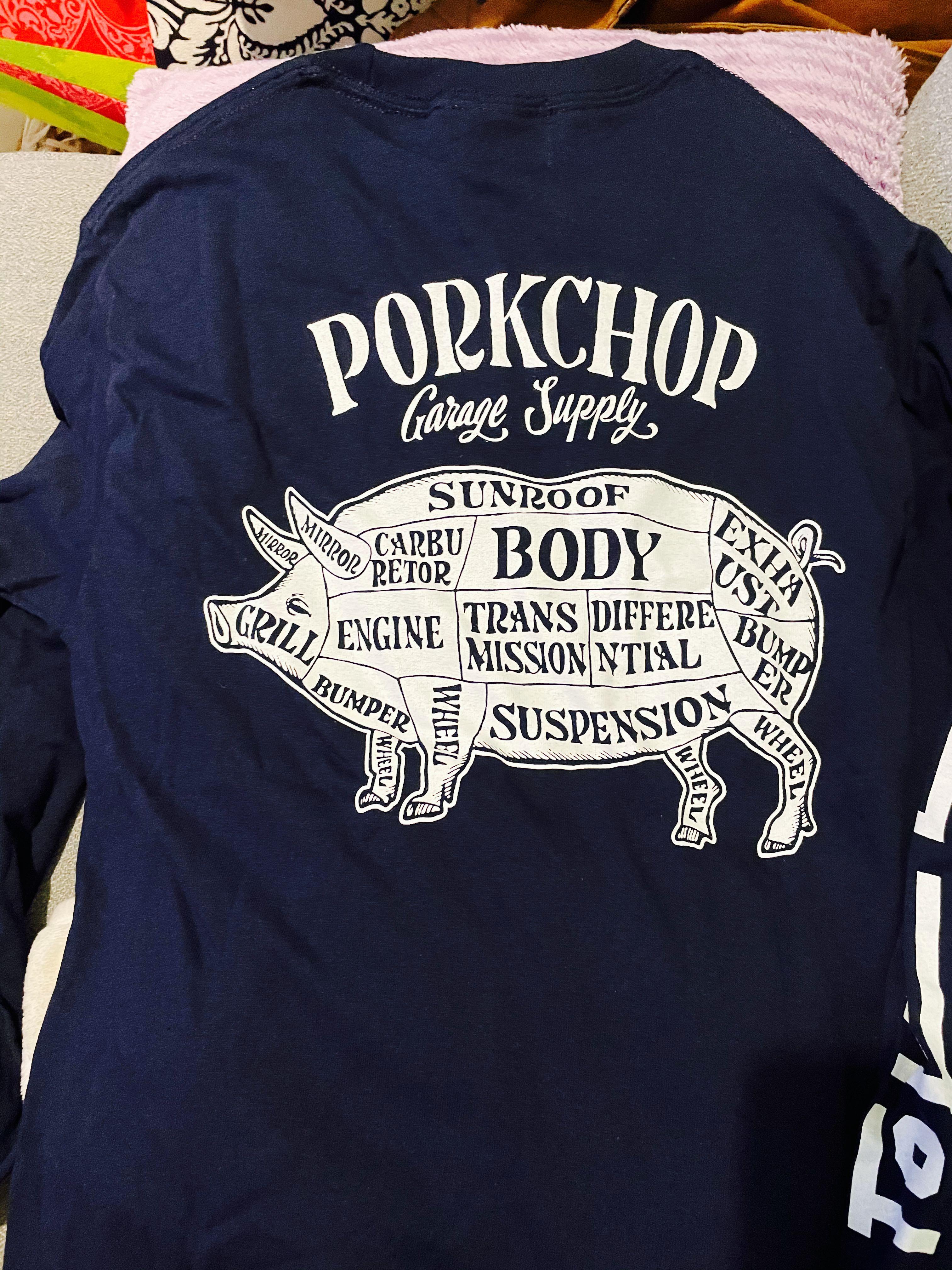 Porkchop Garage Supply LS Tee, 女裝, 上衣, T-shirt - Carousell