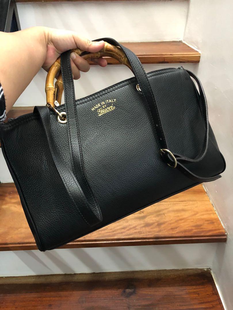 Gucci handbag bamboo cheap