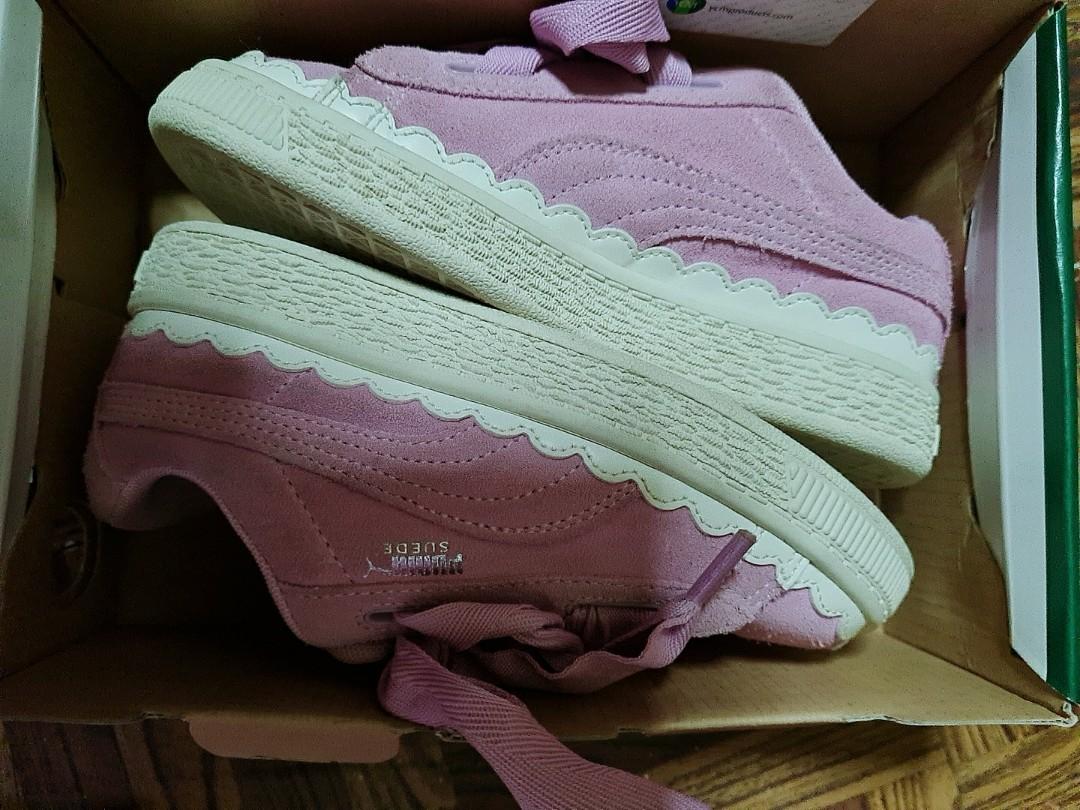 Puma suede sales heart rubberized