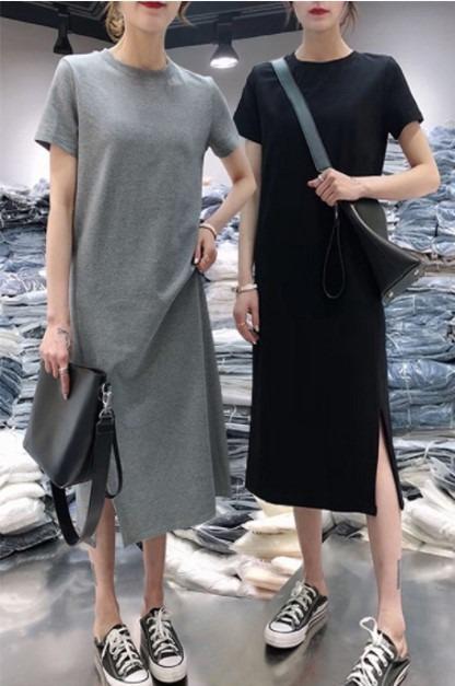 T shirt dress korean style deals