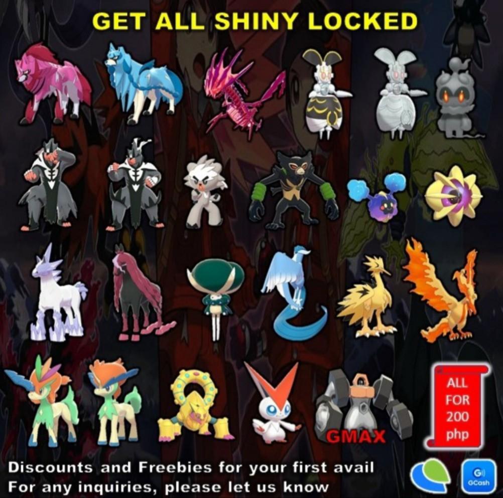 Shiny Locked Pokemons Hobbies Toys Toys Games On Carousell