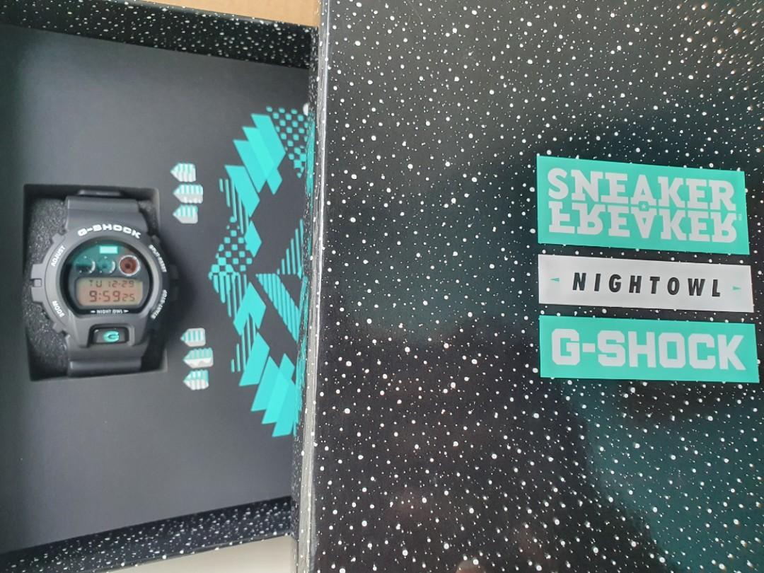 Sneaker Freaker x G Shock NIGHTOWL DW6900SF 1D Reserved Mobile Phones Gadgets Wearables Smart Watches on Carousell
