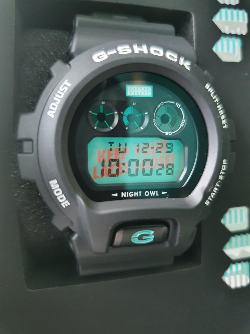 Sneaker Freaker x G Shock NIGHTOWL DW6900SF 1D Reserved Mobile