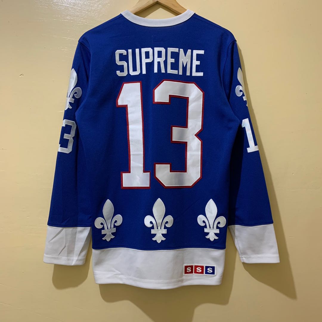 Supreme Fleur De Lis Hockey Jersey, Men's Fashion, Tops & Sets 