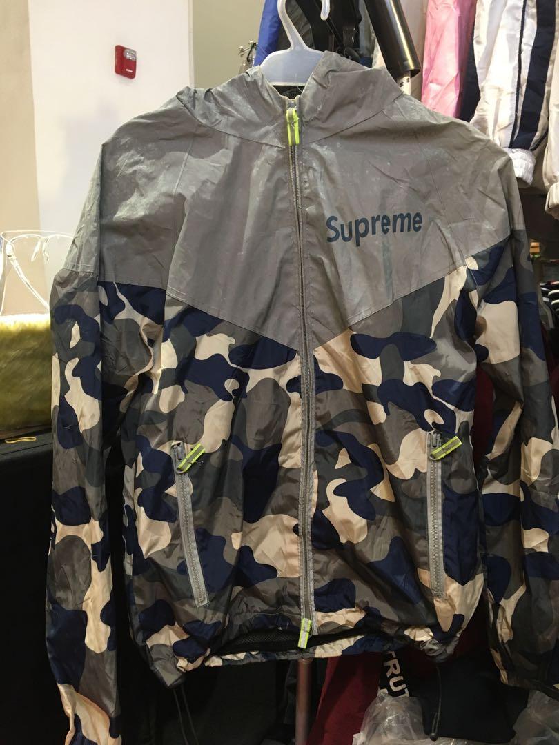 Supreme camo reflective hot sale jacket