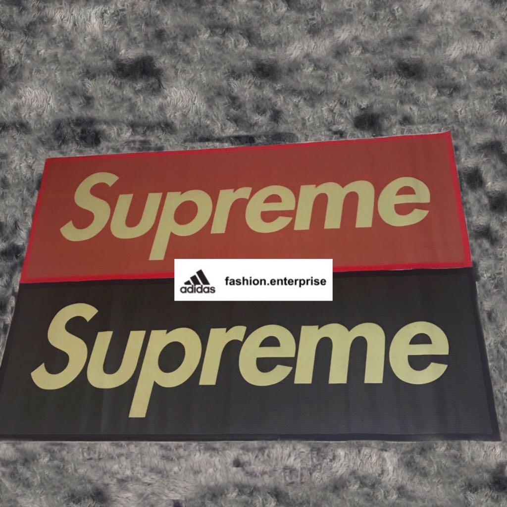 Supreme Woven Straw Mat Red - SS20 - US