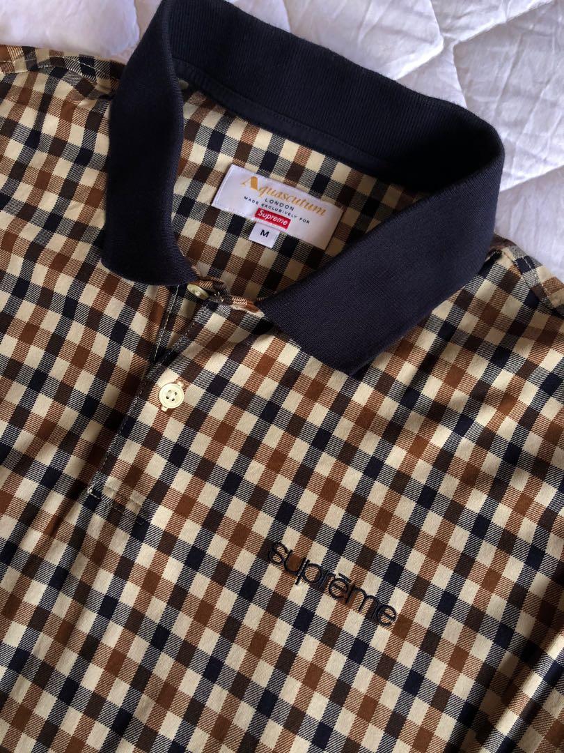 トップス Supreme/Aquascutum Club Check Polo Supreme/Aquascutum Club Check Polo - UG.SHAFT