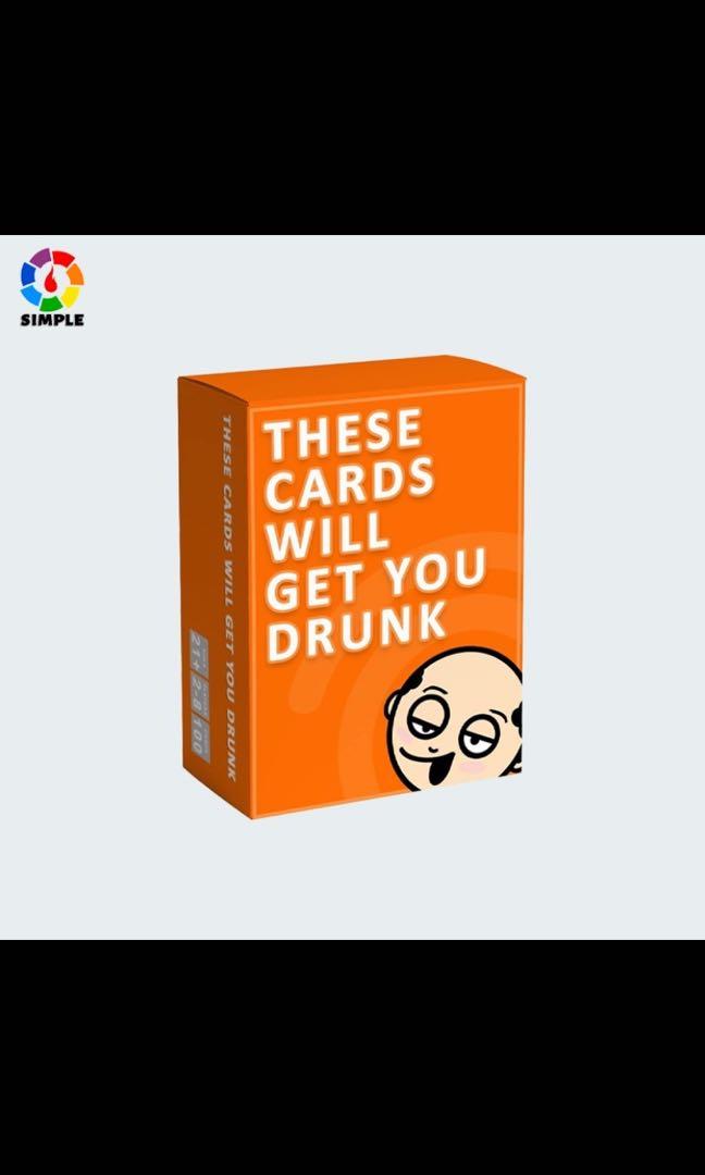 These Cards Will Get You Drunk Fun Drinking Game Cards Board Game Drinking Get Together Party Cards Toys Games Board Games Cards On Carousell