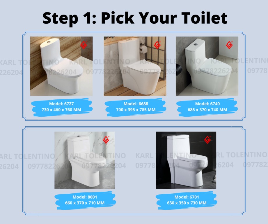Toilet Bowl Sets, Furniture & Home Living, Bathroom & Kitchen Fixtures
