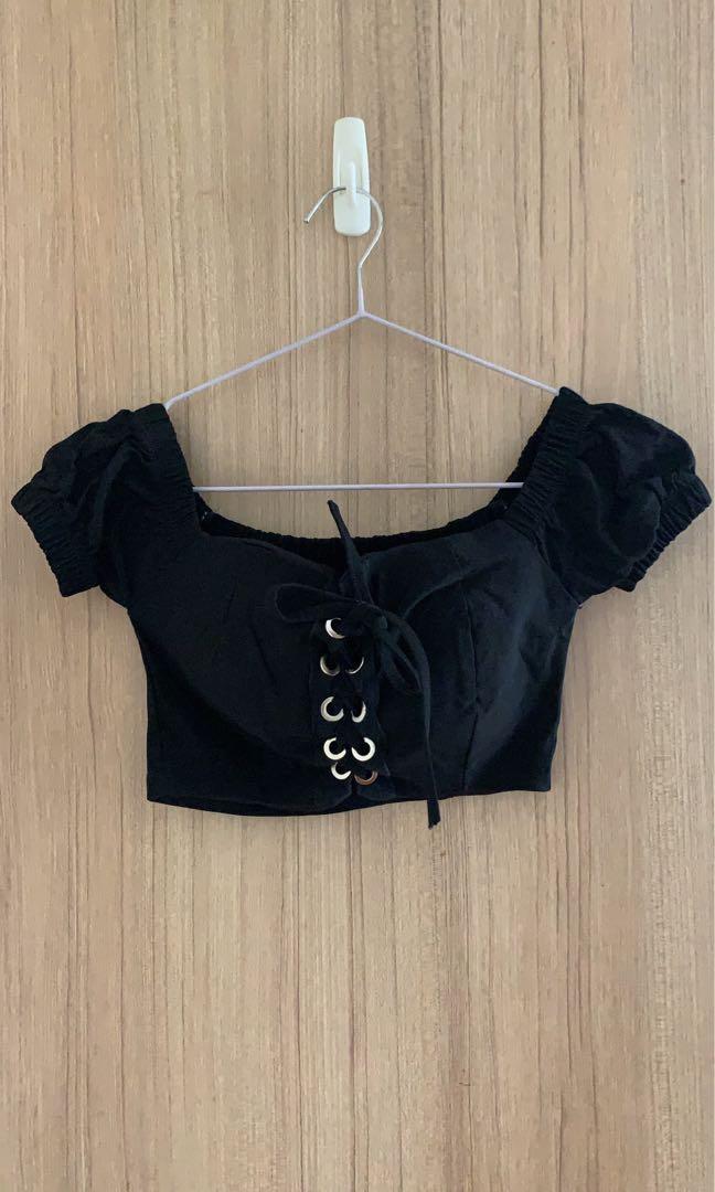 cute black tops