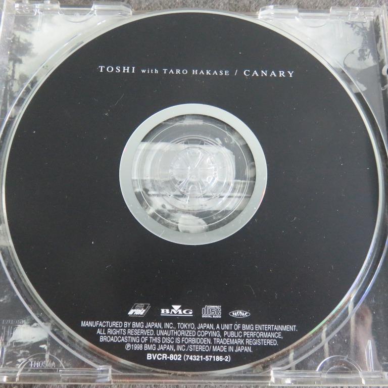 TOSHi 出山利三(X-jAPAN 主音) - CANARY CD (98年日本盤, 側帶付