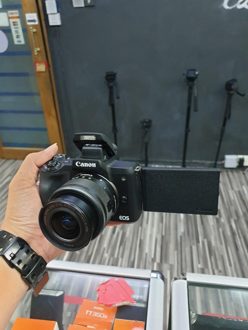 used canon eos m50 mirrorless