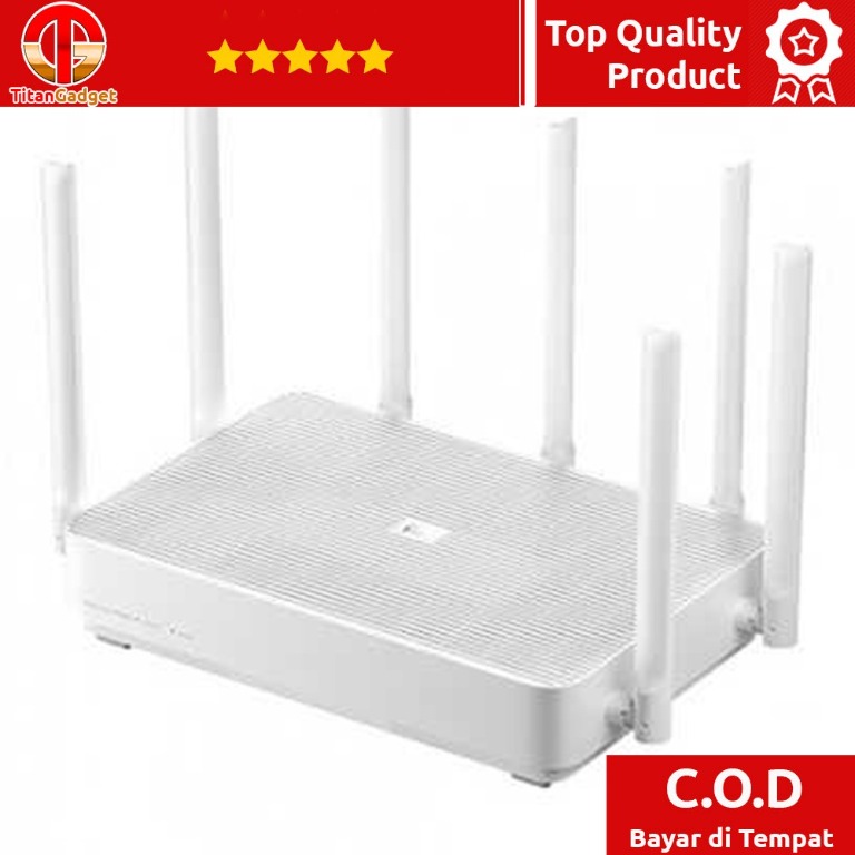 Xiaomi Mi Aiot Wifi Router Gigabit Ac2350 2183mbps 7 High Gain Antena Titangadget Elektronik Bagian Komputer Aksesoris Di Carousell