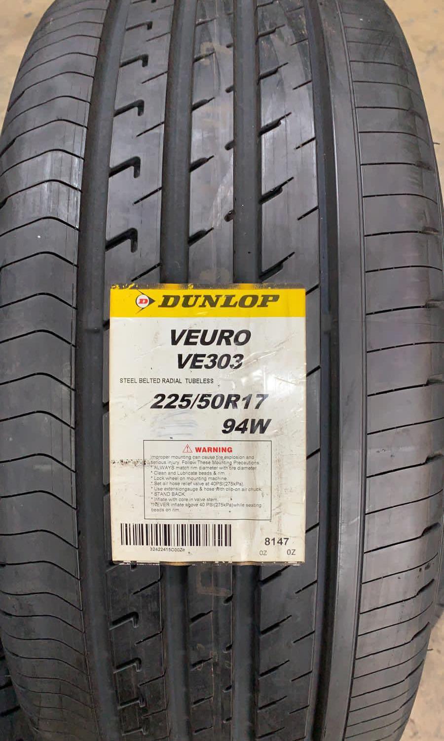 225 50r17 Dunlop Veuro Ve303 Japan Car Accessories Tyres Rims On Carousell