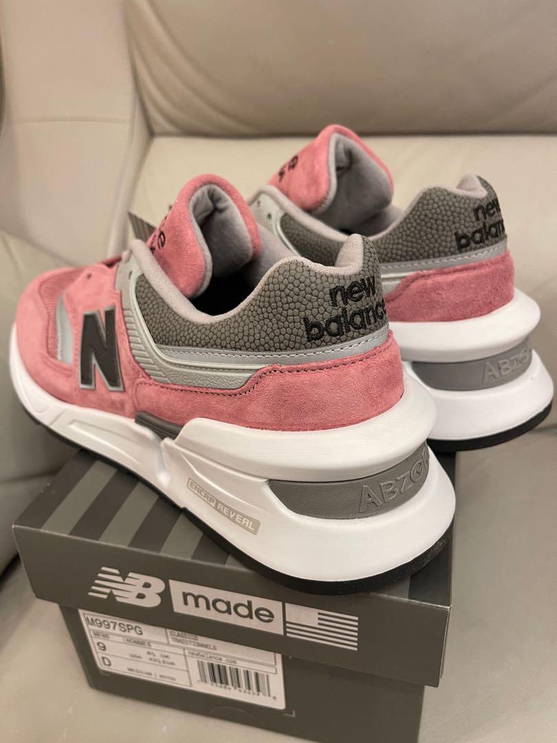 new balance m997spg nb us 9 eur 42.5 pink grey 997s