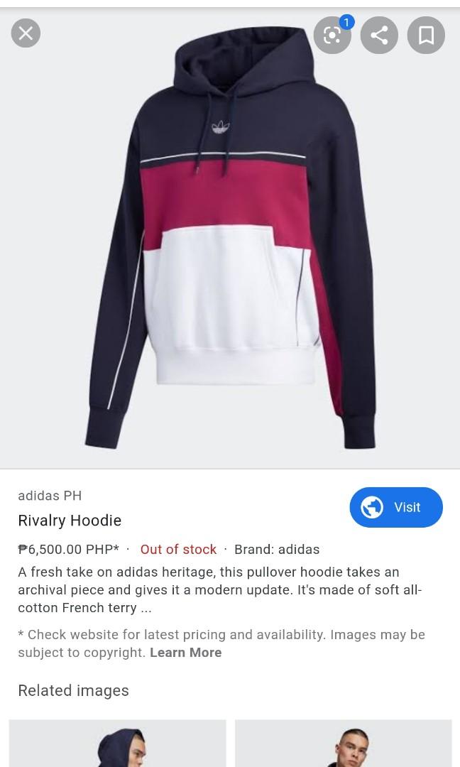 adidas rivalry hoodie