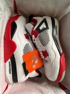 Air Jordan 4 Retro White/Fire Red