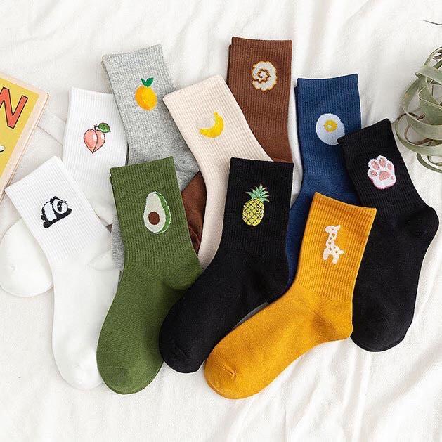 Animals Food Socks Stokin Stoking Men S Fashion Accessories Socks On Carousell
