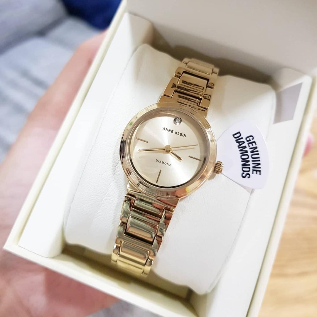 Anne klein clearance gold watch