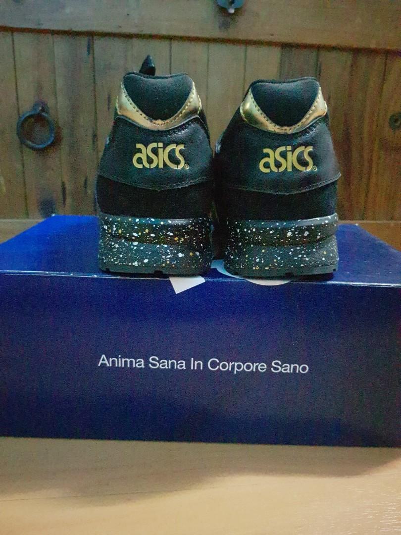 Asics Gel Lyte V Atmos Black and Gold Men s Fashion Footwear Sneakers on Carousell