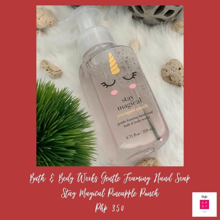 Bath Body Works Gentle Foaming Hand Soap Stay Magical Pineapple Punch Beauty Personal Care Bath Body Bath On Carousell