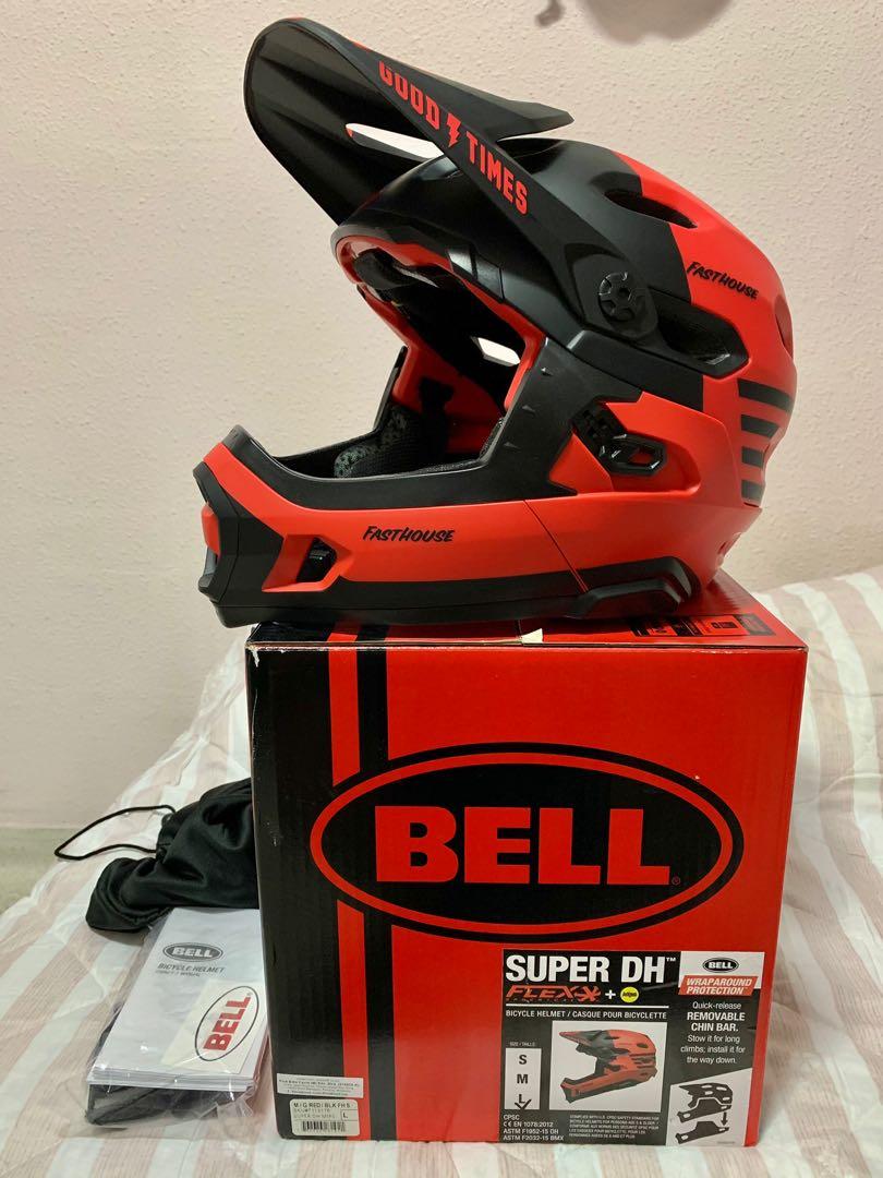 Helmet Super DH MIPS Fasthouse Red 2021 BELL bike 