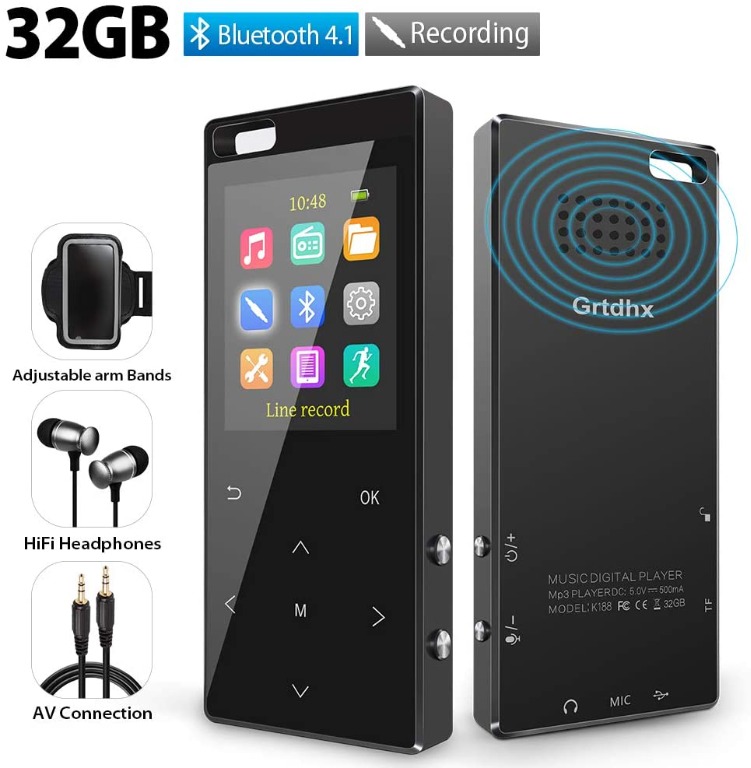 [BNIB] Grtdhx (K188) Music Digital Player, MP3 Player with 32GB
