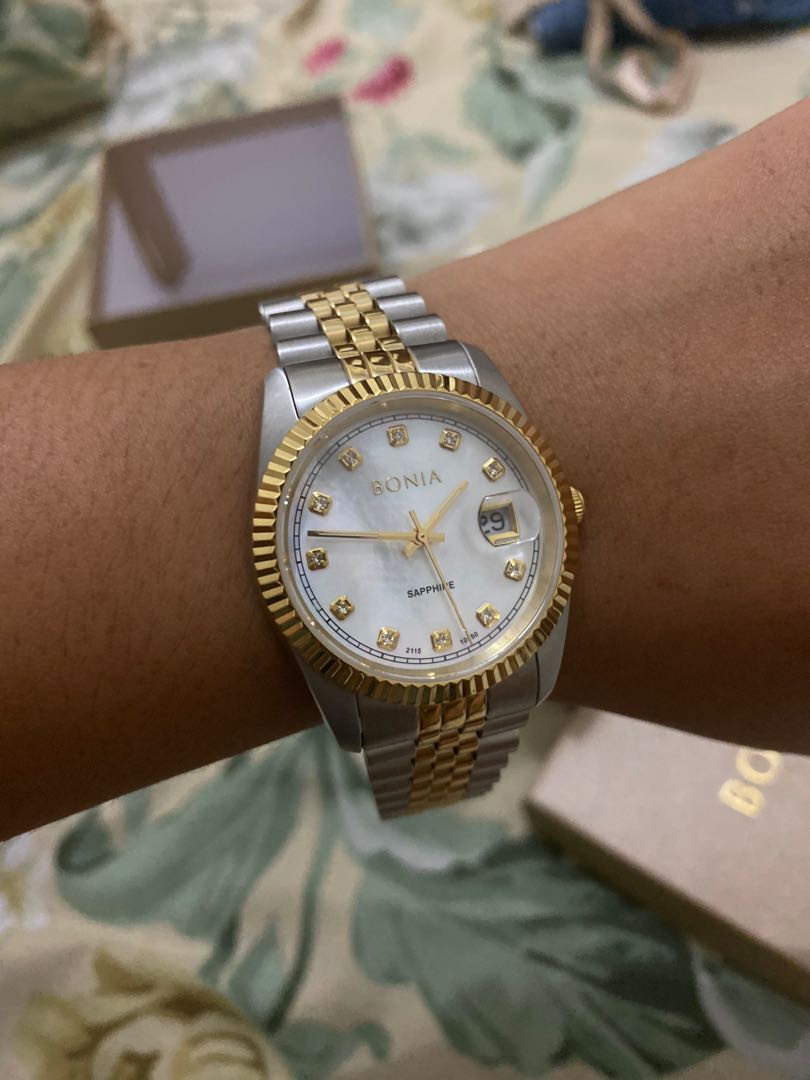 Bonia watch rolex look a like Fesyen Wanita Jam Tangan di Carousell