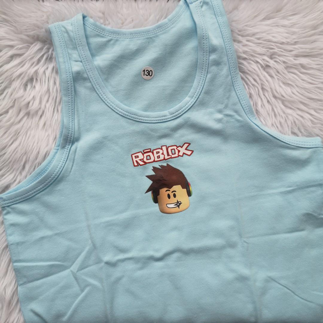 Boys Sando Kids Roblox Shirt Light Blue 5 6 Yrs Old Babies Kids Babies Kids Fashion On Carousell - roblox old shirt