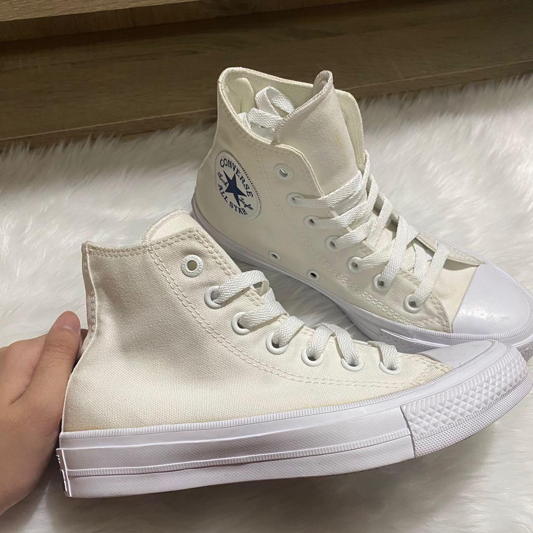 Brand New Original Authentic Converse All White High cut Chuck Taylor All Star Women s Fashion Footwear Sneakers on Carousell
