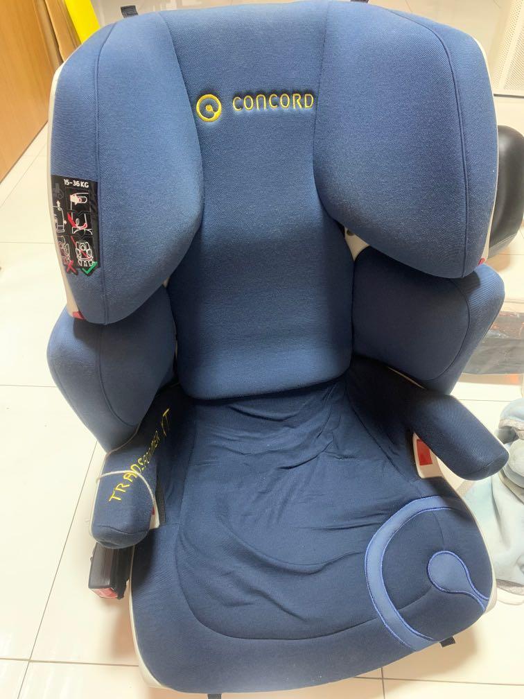 Concord transformer xt used children car seat iso fixed type