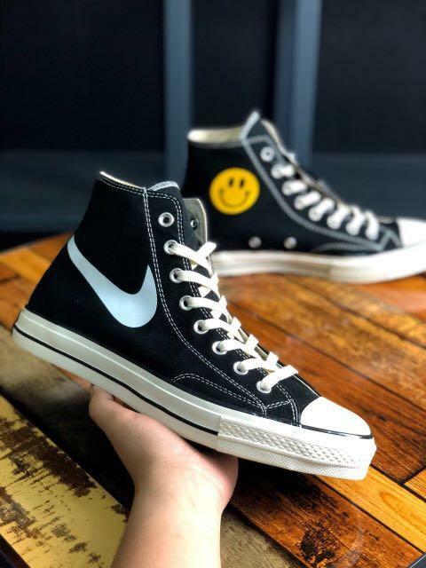 cheque músico abrazo Converse x nike swoosh 1970's black label, Men's Fashion, Footwear,  Sneakers on Carousell