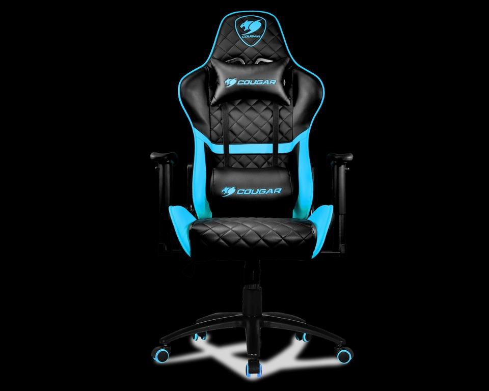 Cougar ARMOR ONE SKY BLUE Gaming Chair Computer Chair Office Chair Seat, Computers & Tech, Parts 