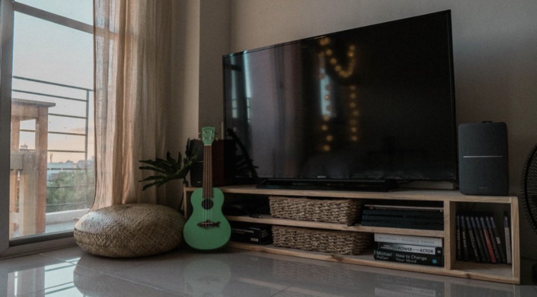 Custom TV rack, Furniture & Home Living, Furniture, Shelves, Cabinets ...