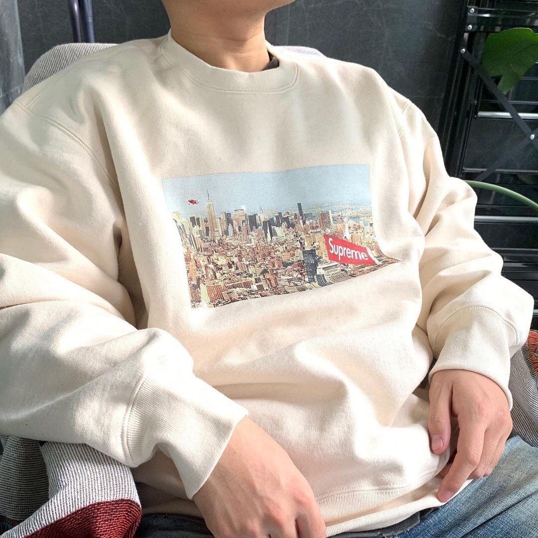 Supreme Aerial Crewneck ホワイト Lサイズ | www.fleettracktz.com