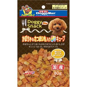 Doggyman 南瓜甜薯雞肉小方粒 80g 質地柔軟而耐嚼的小方塊點心 會讓您的狗著迷 寵物用品 寵物食品 Carousell