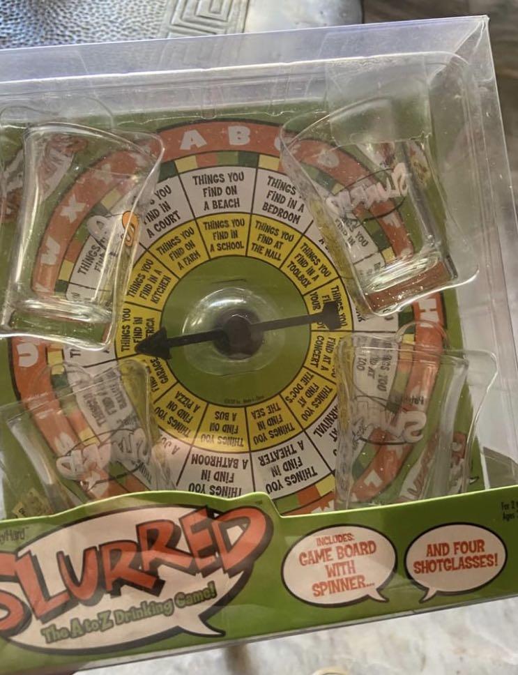 Drinking Board Game - Slurred / Gift ideas (Category: Board Games & Puzzles) located in Cebu City. Submitted by frime (Listing ID 1053381171, Image 2). Description: Drinking Game For Sale Gift ideas for friends /family RFS: extra Payment: GCash / E-Deposit / COD (for cebu) Shipping by buyer. Maxim/ lalamove / grab .