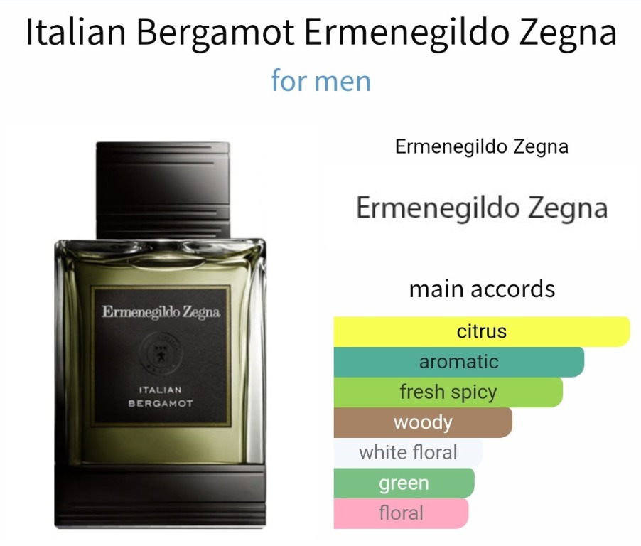Italian bergamot hotsell ermenegildo zegna