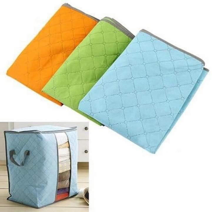 Foldable Blanket-Type Clothes Storage Organizer (Category: Storage Boxes & Baskets) located in Manila. Submitted by acinad_ (Listing ID 1053292998, Image 3). Description: Foldable Blanket-Type Clothes Storage Organizer For shipping: - Grab Delivery - LalaMove - Angkas Message for inquiries!.