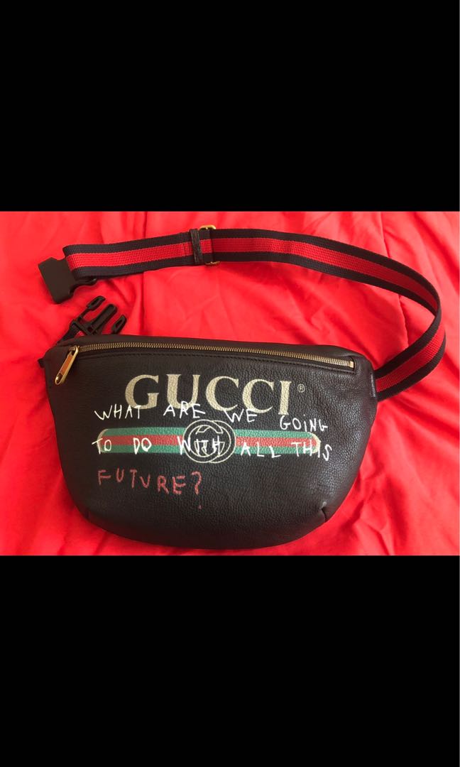 gucci bum bag what are we going to do with all this future