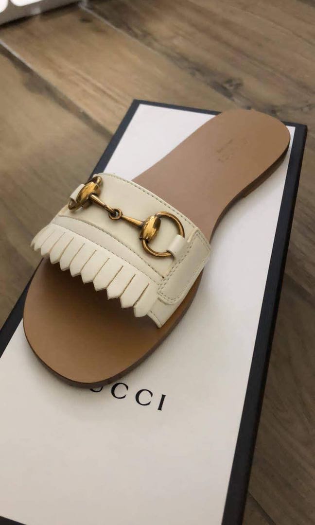 Gucci 2024 fringe slides