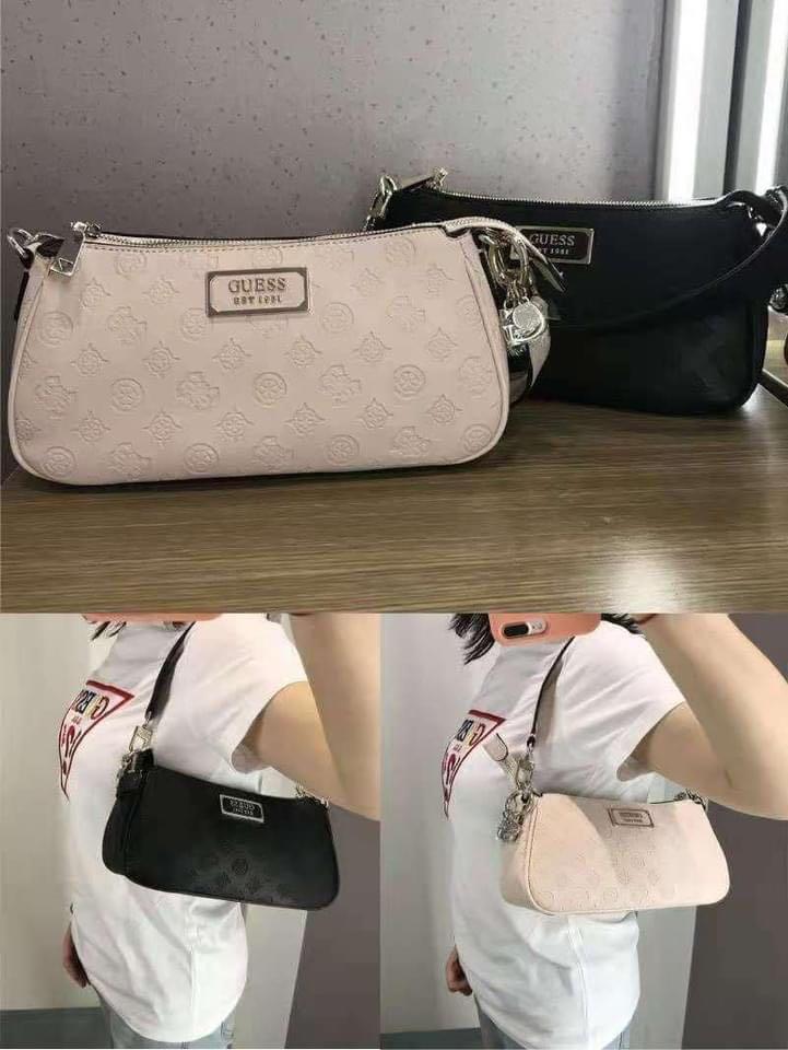 Guess Kamryn Baguette Bag Women s Fashion Bags Wallets Cross body Bags on Carousell